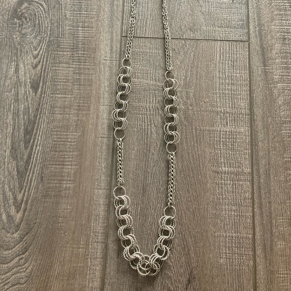 MUSGO Silver 40" Chain Necklace